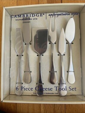 Cambridge 6-Piece Stainless Steel Cheese Tool Set